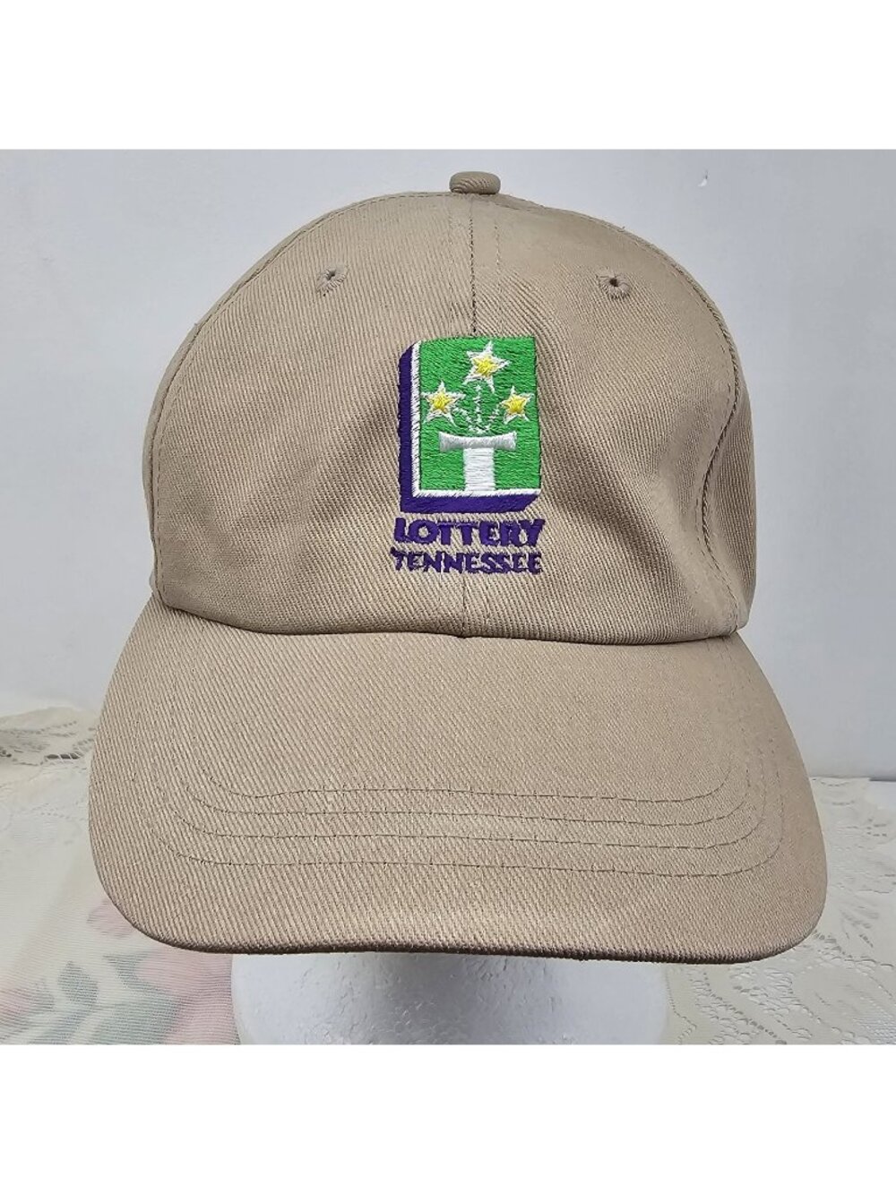 Tennessee Lottery Strapback Tan Hat Baseball Cap Head To Toe Adjustable One Size